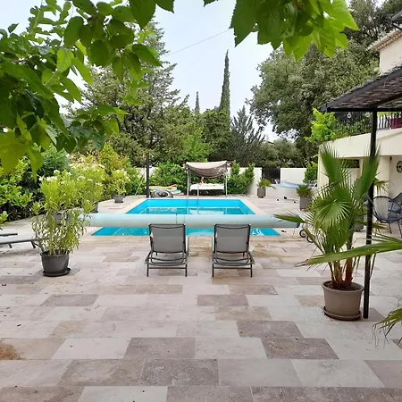 Les Arbousiers Ravissante Suite Independante Avec Piscine & Jacuzzi Brignoles Exterior photo
